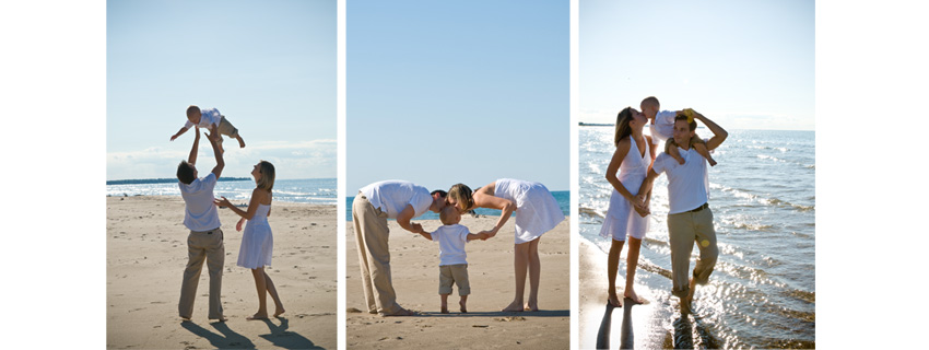  family on the beach
